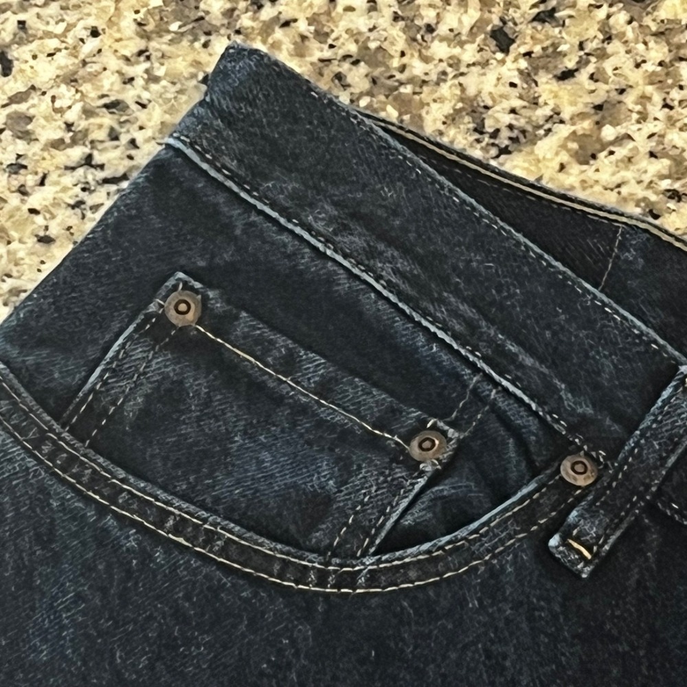 NWT Wrangler Five Star Premium Jeans Mens 38x32 Regular Fit Dark Wash - Picture 9 of 11